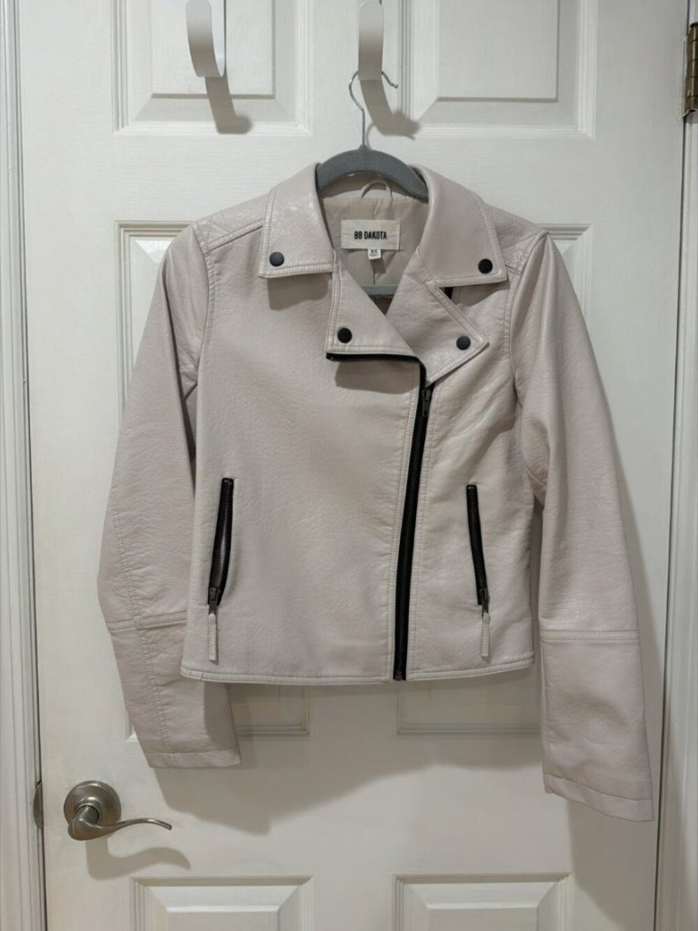 Women’s BB Dakota Faux Leather Moto Jacket
